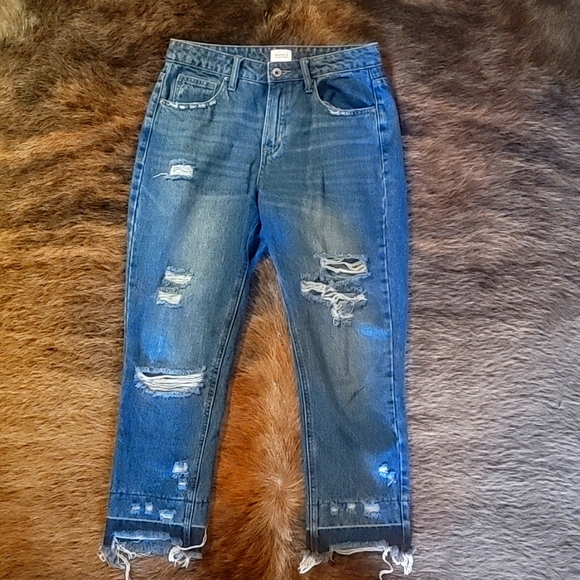 KanCan LOS ANGELES Special A cropped jeans - Picture 1 of 8